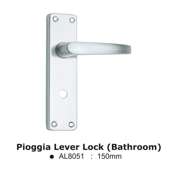 Pioggia Lever Lock (Bathroom) -150mm