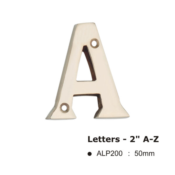 Letters - 2" A-Z -50mm