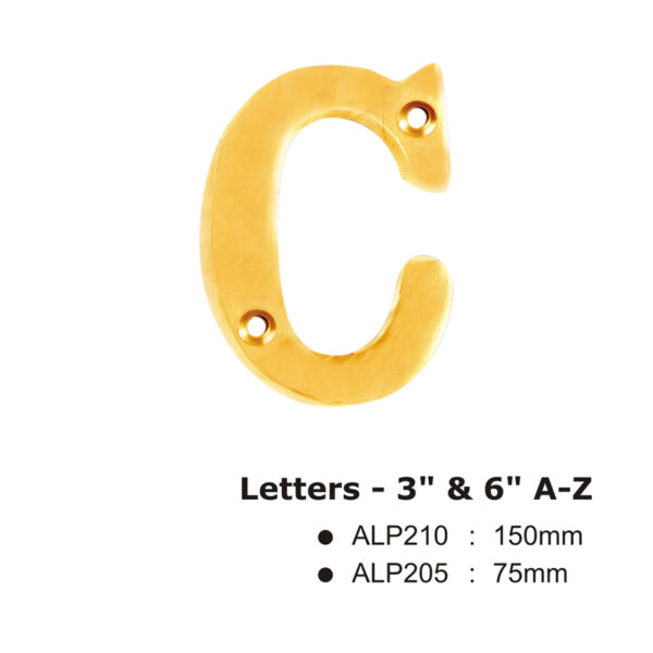 Letters - 3" & 6" A-Z -150mm