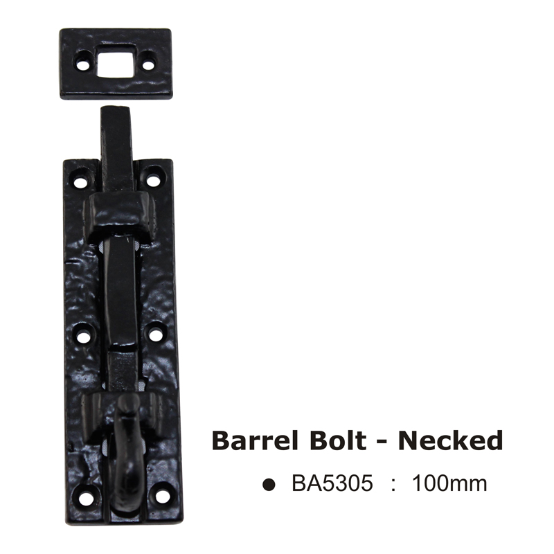 Barrel Bolt – Necked -100mm