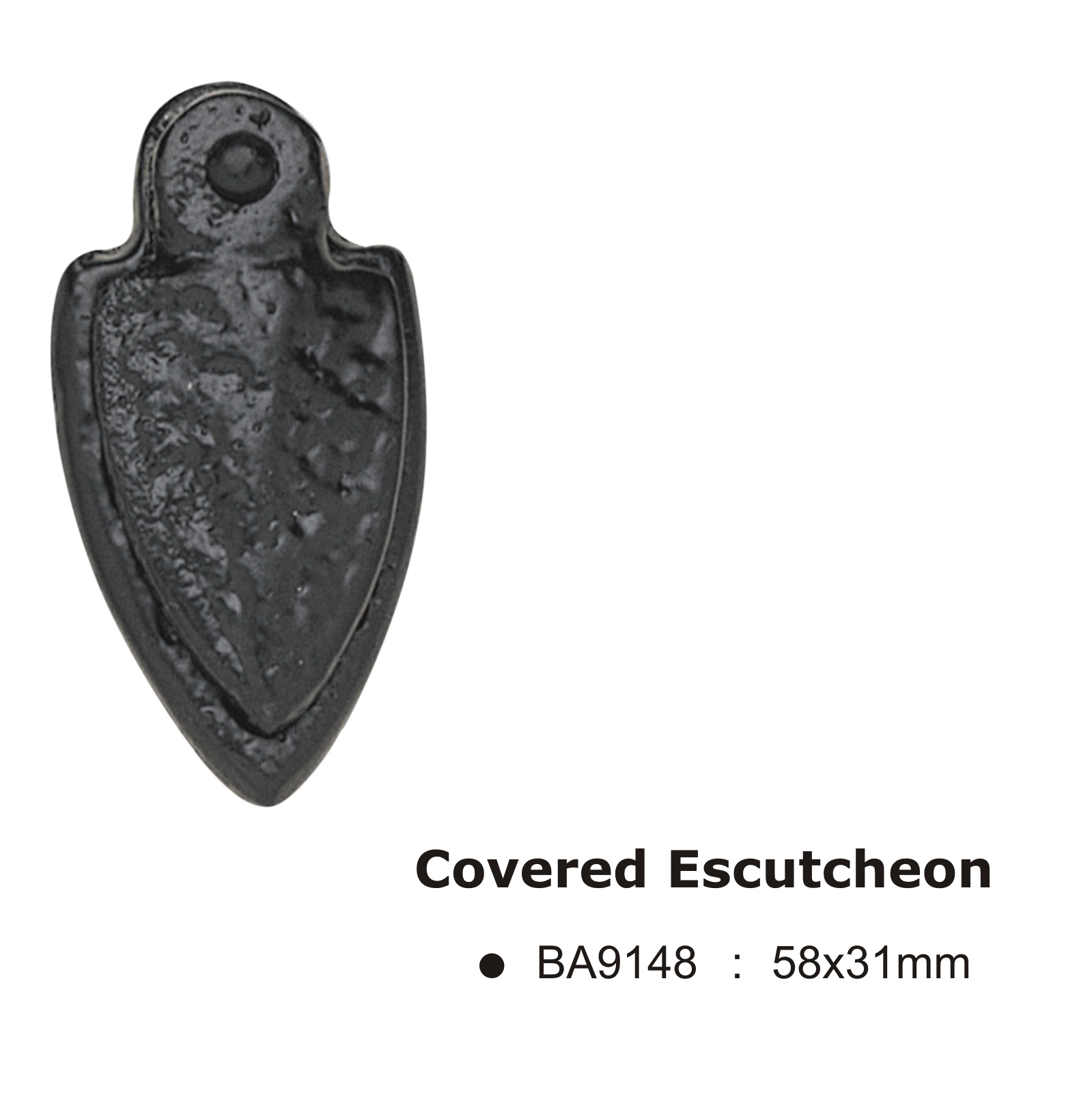Covered Escutcheon -58x31mm