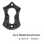 Euro Shield Escutcheon -60x38mm