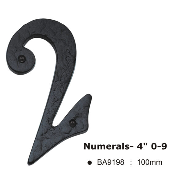 Numerals- 4" 0-9 -100mm
