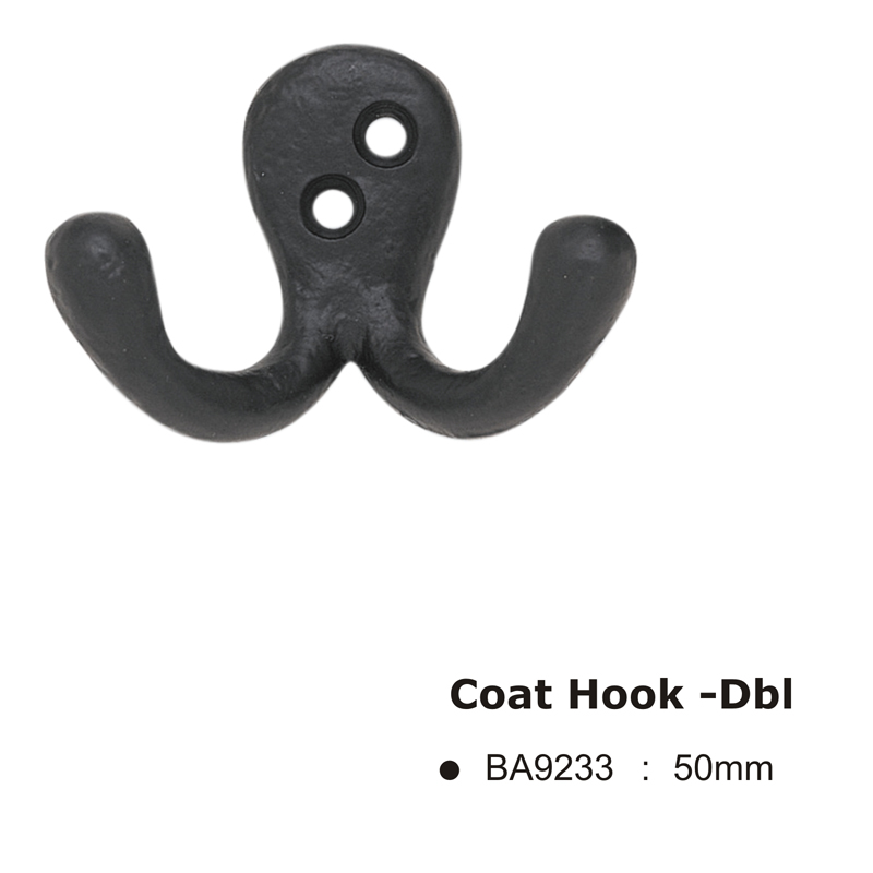 Coat Hook -Dbl -50mm