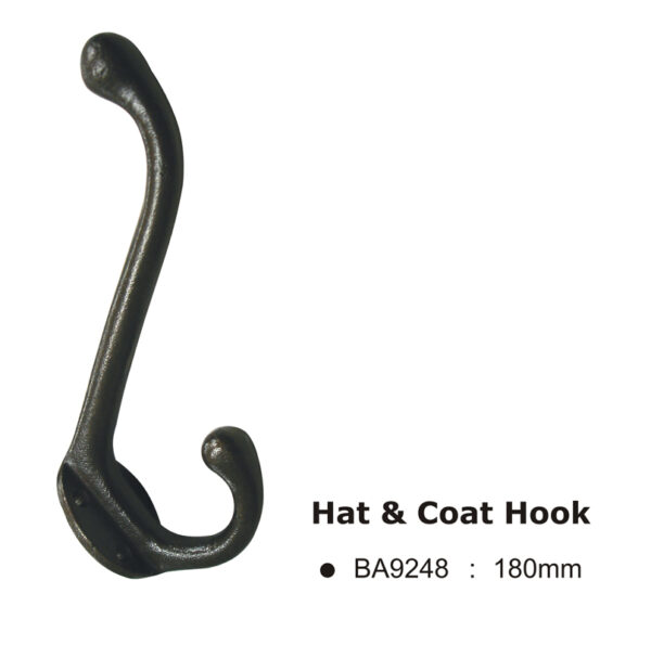 Hat & Coat Hook -180mm