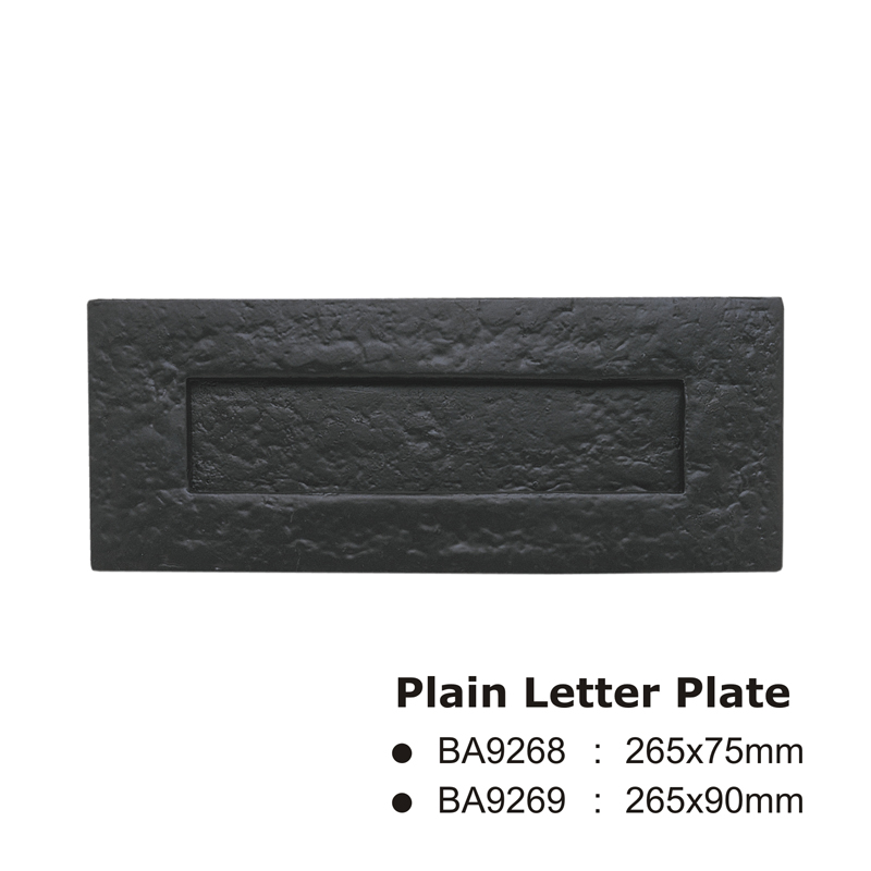 Plain Letter Plate -265x75mm