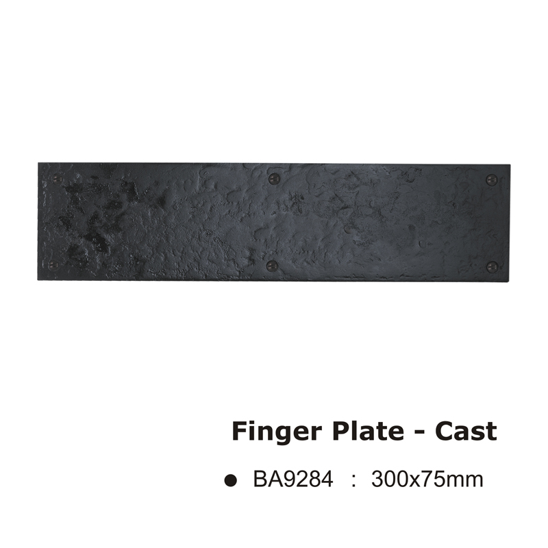 Finger Plate - Cast -300x75mm