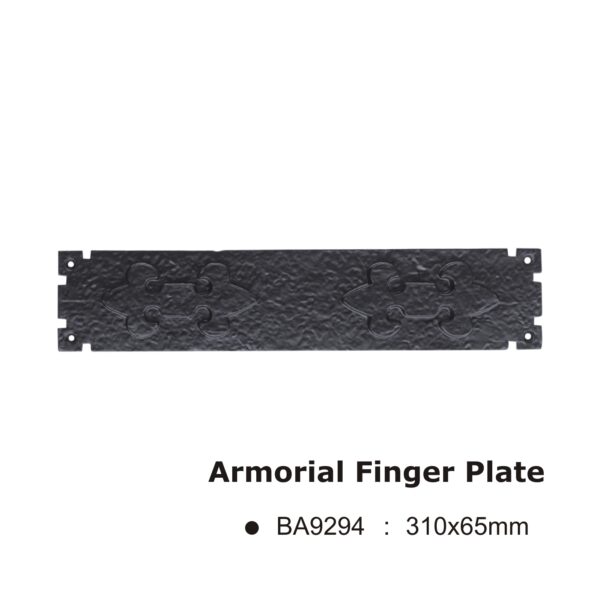 Armorial Finger Plate -310x65mm