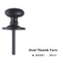 Oval Thumb Turn -38mm