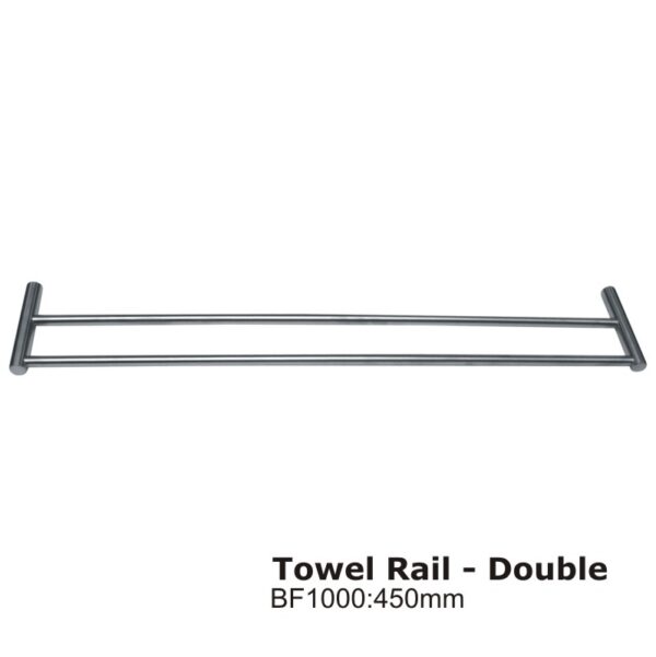 Towel Rail - Double -450mm