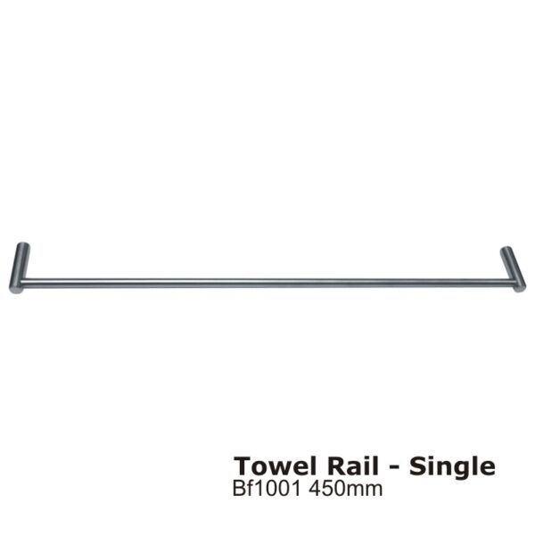 Towel Rail - Single -450mm