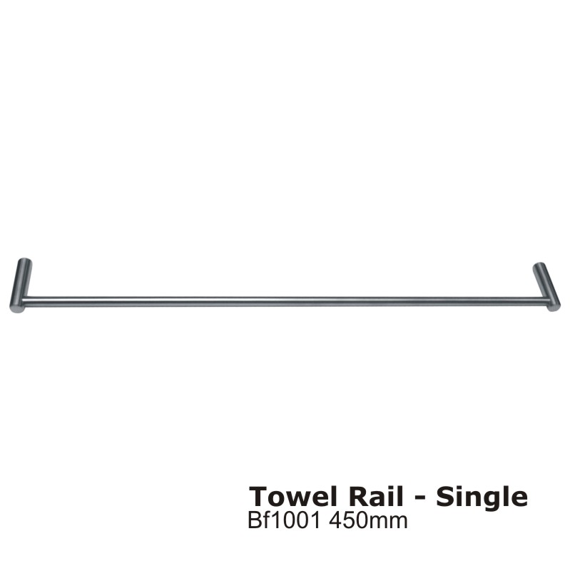 Towel Rail – Single -450mm