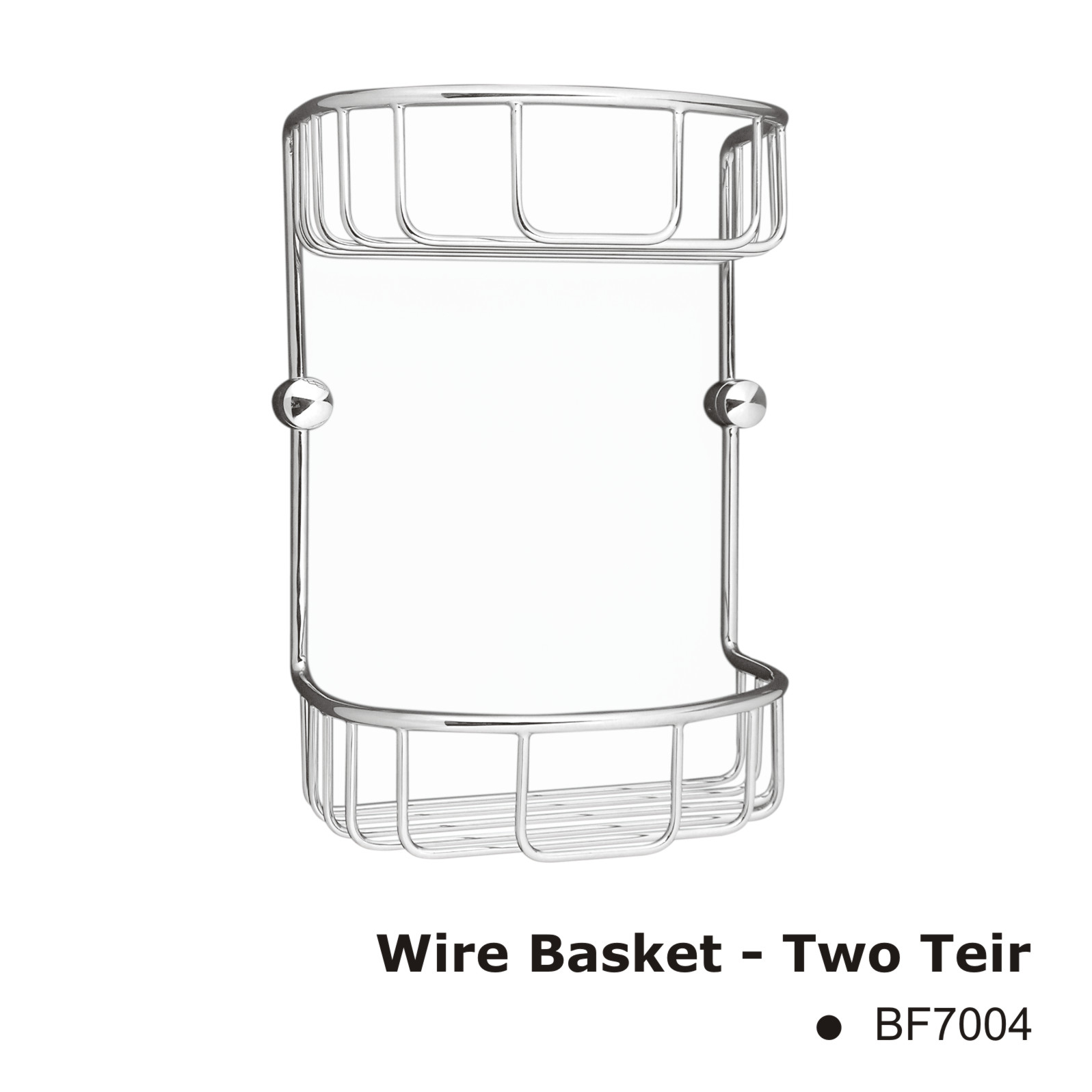 Wire Basket – Two Teir – Corner