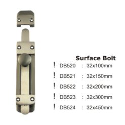 Surface Bolt -32x100mm