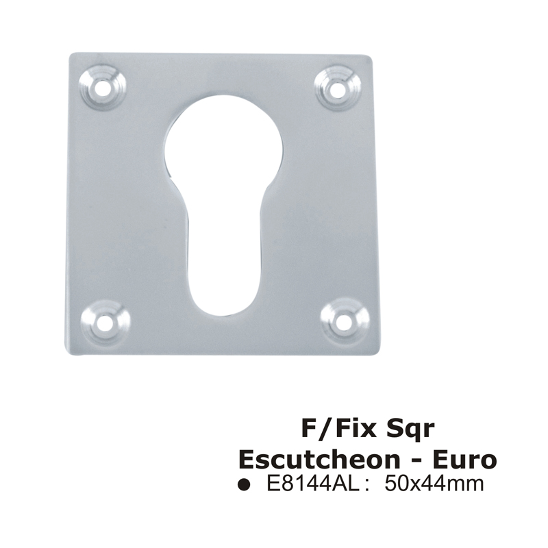 Face Fix Square Escutcheon – Euro -50x44mm