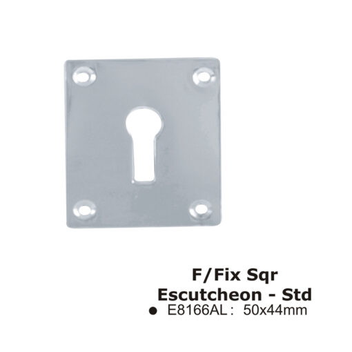 Face Fix Square Escutcheon - Standard -50x44mm
