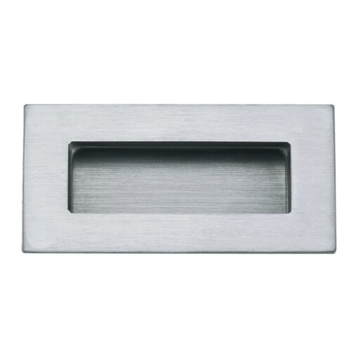 Flush Pull Rectangular Corner Concealed -100x50x10mm