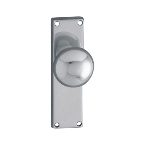Lever on Back Plate Victorian -  Knob on Backplate -110x4Omm