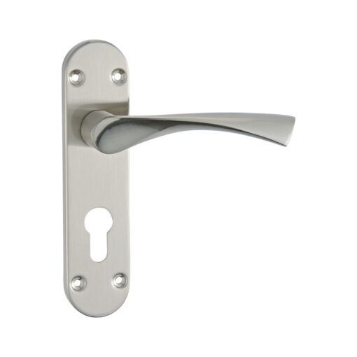 Lever bathroom on back plate 170mm x 40mm x 123mm