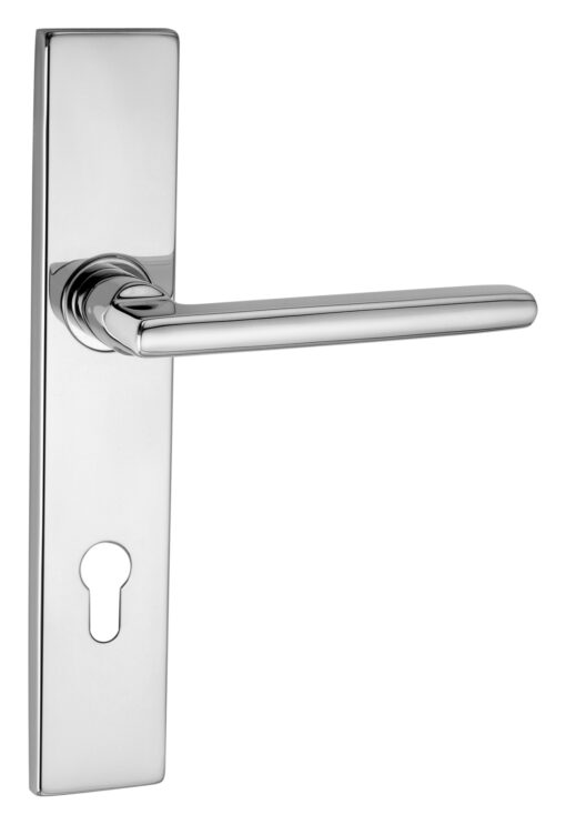 SS Handle On Backplate -245 x 45 x - 10mm Thickness - 134mm Handle