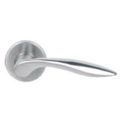 Investment Cast Solid Stainless Steel Lever -130 x 55 - Rose 52 x 8 mm