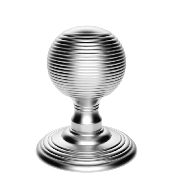 Architectural Reeded Mortice Knob -70x51mm