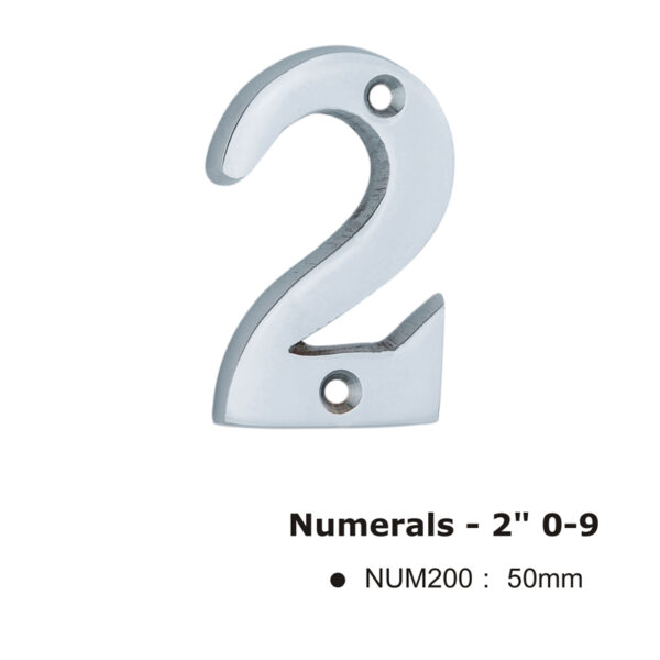 Numerals - 2" 0-9 -50mm