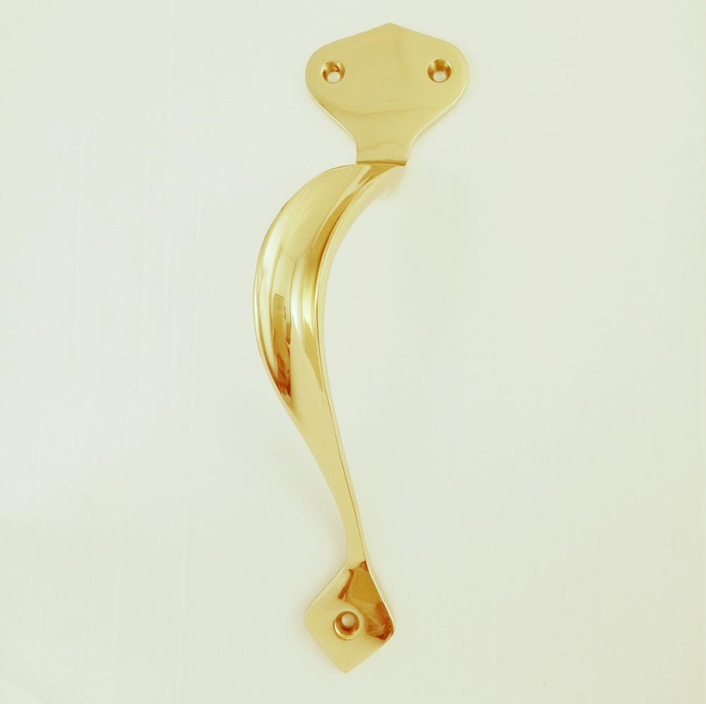 Left Hand -202x46mm – Polished Brass