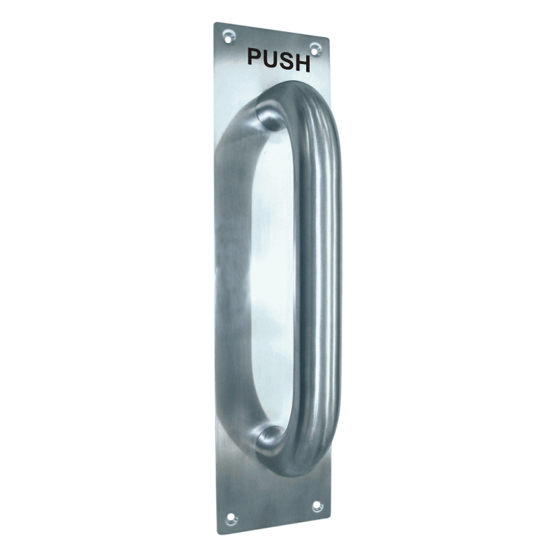 Push Handle On Plate – Push -300 X 75mm