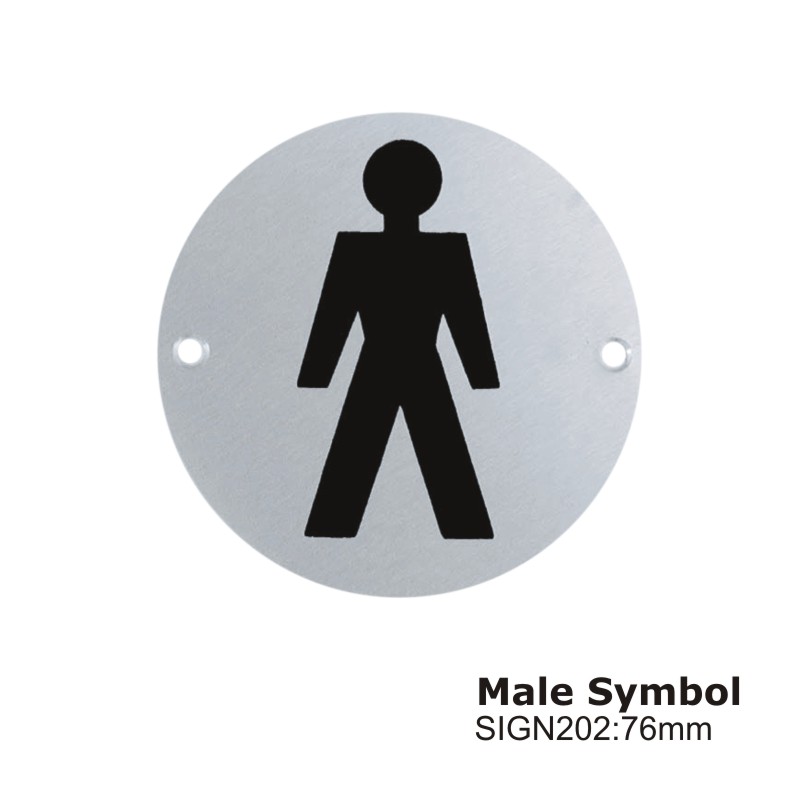 Male Symbol -76mm