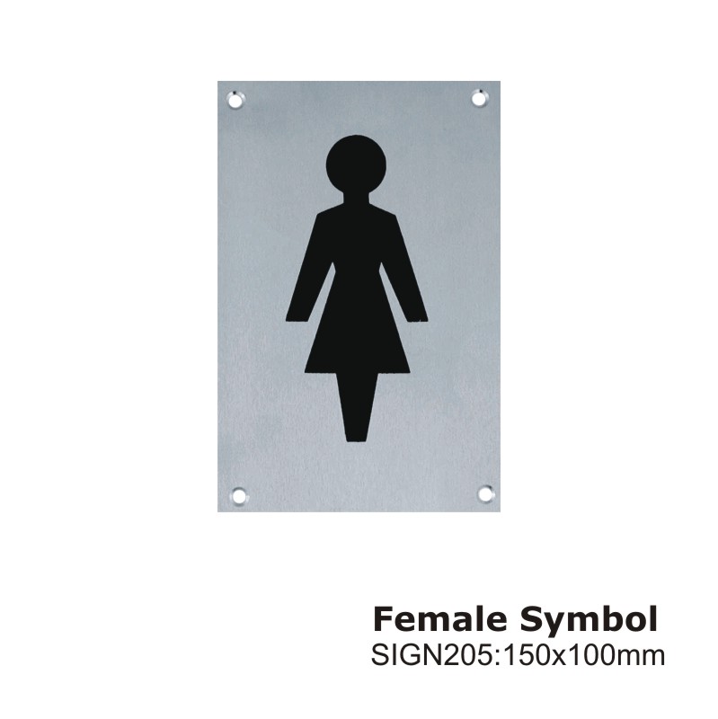 Female Symbol -150x100mm