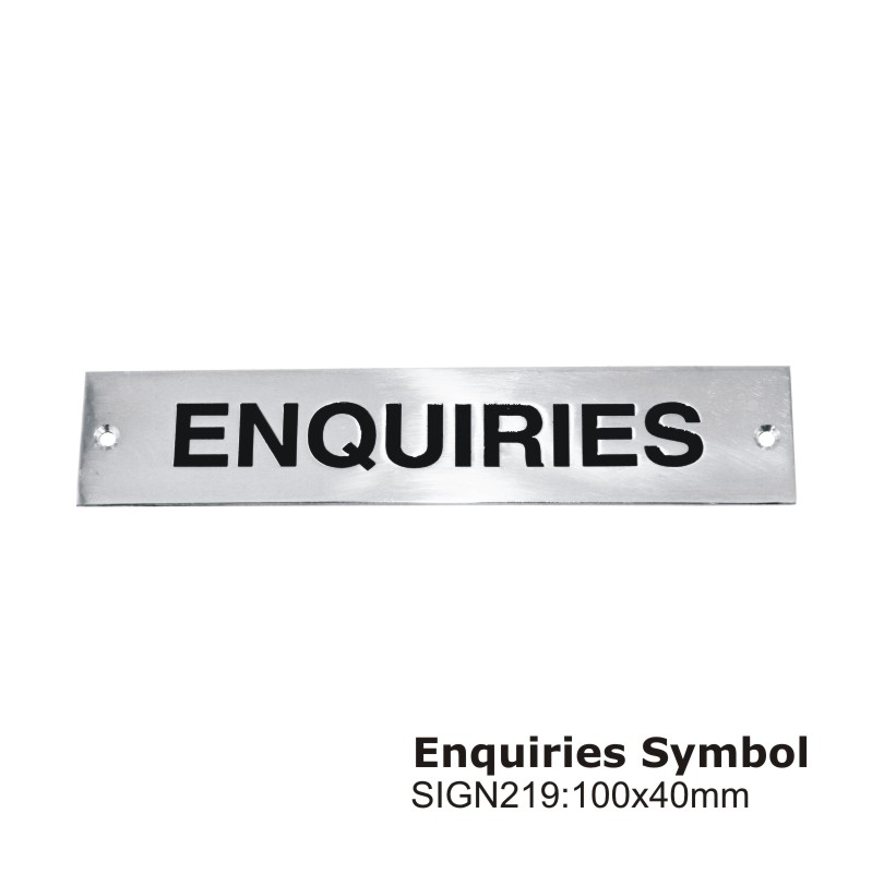Enquiries Symbol -100x4Omm