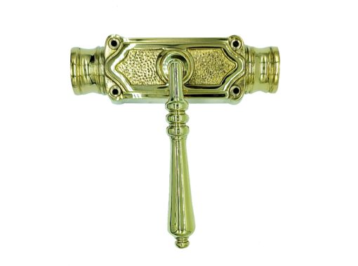 victorian lever door espagnolette bolt/cremone bolt upto 9 feet polished brass - Image 2