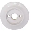 Replacement Roses for Porcelain Door Knobs White