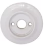 Replacement Roses for Porcelain Door Knobs White