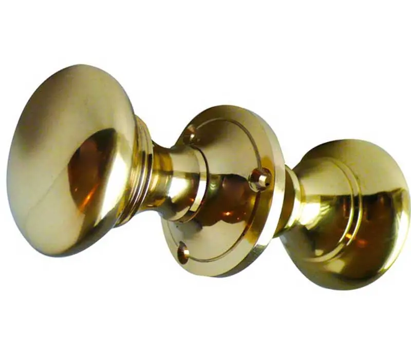 Contract Rim Door Knob Polished Brass
