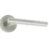 Petra Door Handle on Rose Satin Nickel