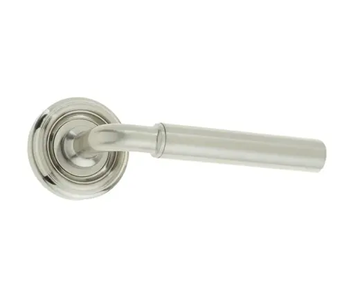 Elise Door Handle on Rose Satin Nickel