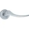 Monaco Door Handle on Rose Satin Chrome