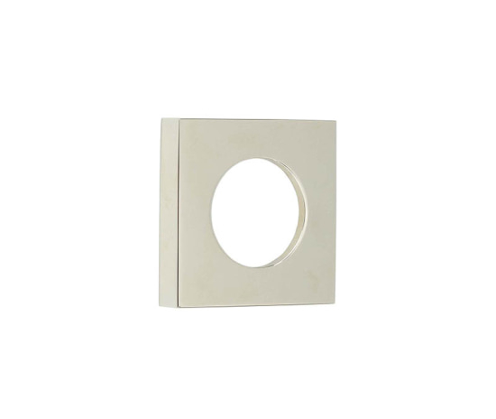 52x52mm Pn Plain Square Outer Rose For Levers And T&r