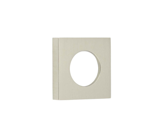 52x52mm Sn Plain Square Outer Rose For Levers And T&r