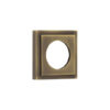 52x52mm AB stepped square outer rose for levers and t&r