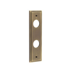 200x55mm AB Bath 57mm C/C back plates for lever on rose