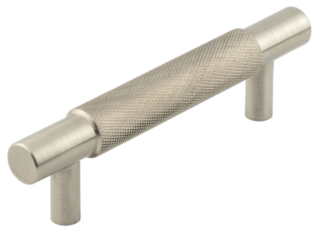 Taplow SN 96mm Diamond Knurled Cabinet Handle 1 Taplow SN 96mm Diamond Knurled Cabinet Handle