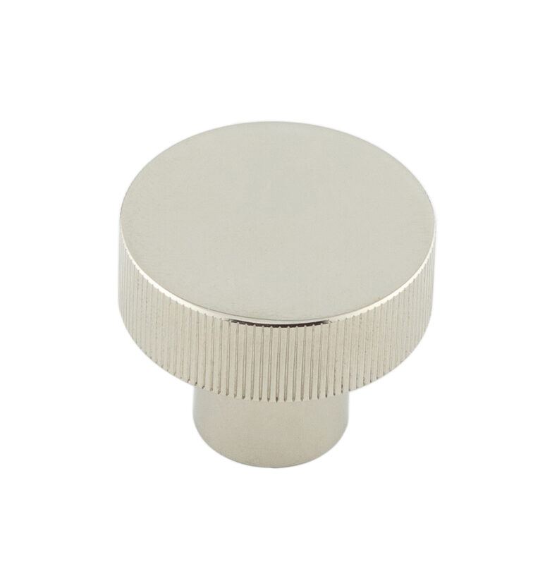 Thaxted PN 30mm Line Knurled Cupboard Knob 1 Thaxted PN 30mm Line Knurled Cupboard Knob