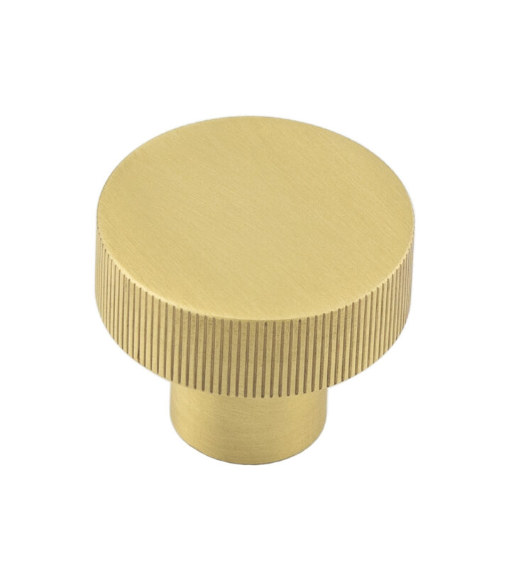 Thaxted SB 30mm Line Knurled Cupboard Knob 10 Thaxted SB 30mm Line Knurled Cupboard Knob
