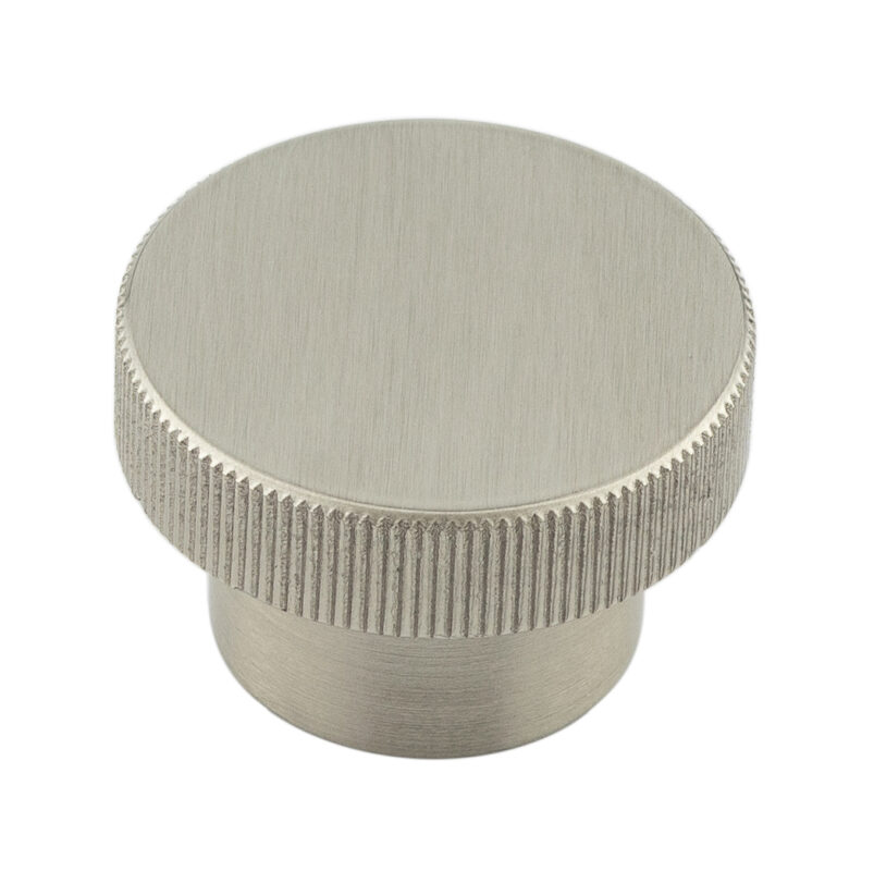 Thaxted SN 40mm Line Knurled Cupboard Knob 3 Thaxted SN 40mm Line Knurled Cupboard Knob