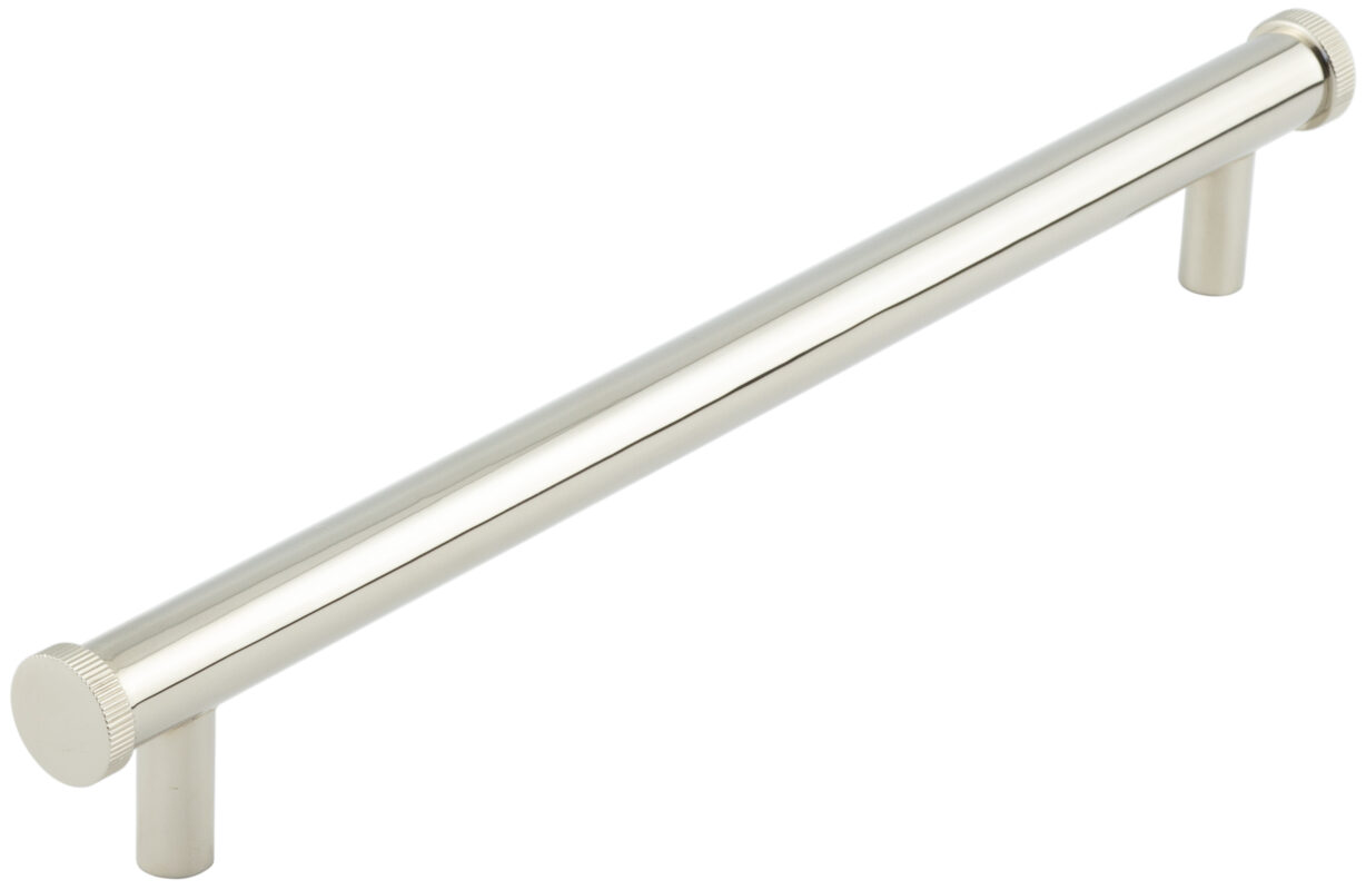 Thaxted PN 224mm Line Knurled End Caps Cabinet handles 3 Thaxted PN 224mm Line Knurled End Caps Cabinet handles