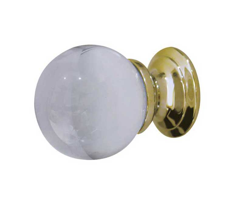 Pb 35mm Clear Glass Ball Knob