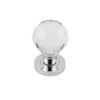 PC Faceted Mortice Knob 